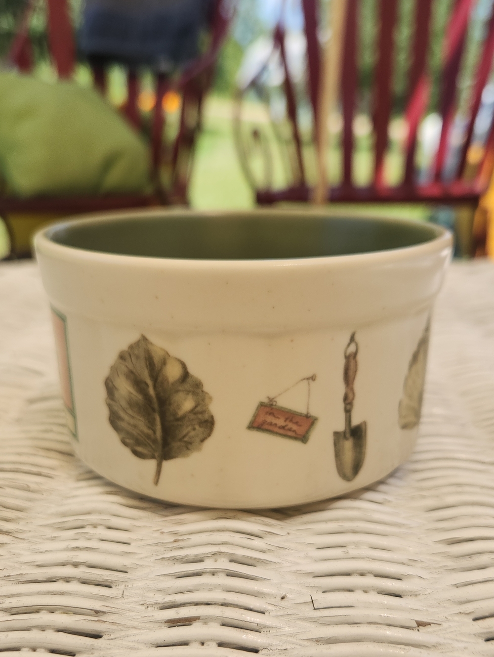 Pfaltzgraff Garden Motif Ceramic Small Bowl